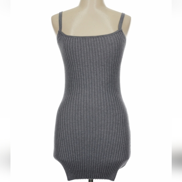 Endless Blu Dresses & Skirts - 💥Sale💥NWT Endless Blu Ribbed Knit Mini Dress in Heathered Purple